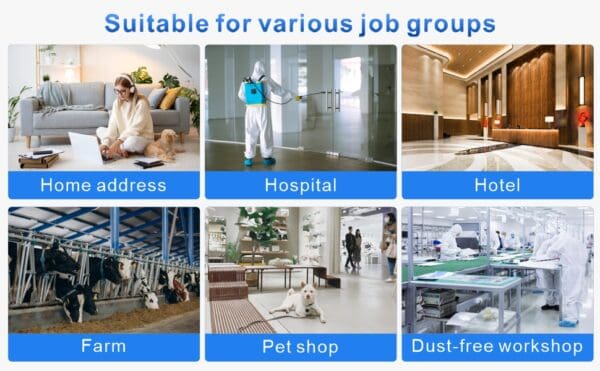 A series of pictures showing different types of jobs.