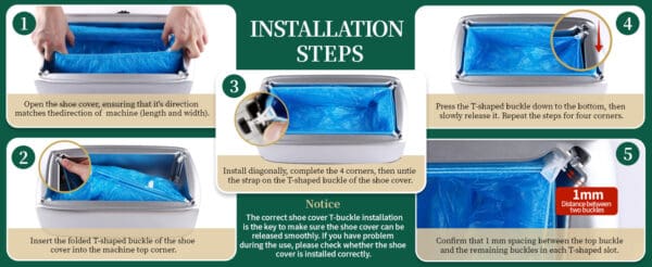 A picture of the steps to install a pillow cover.